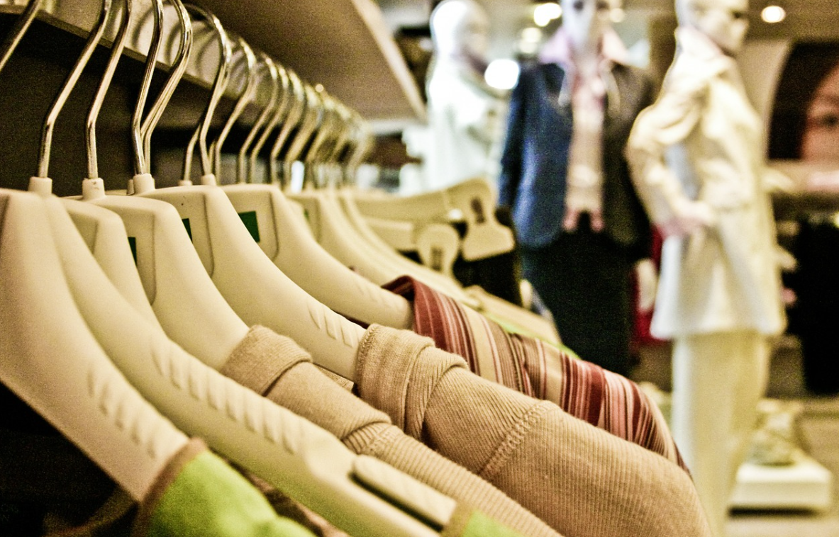 nakupování oblečení
